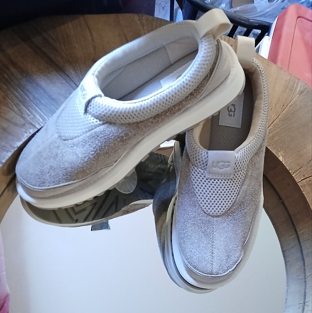 UGG Men's Light Tan Slip-On Loafers